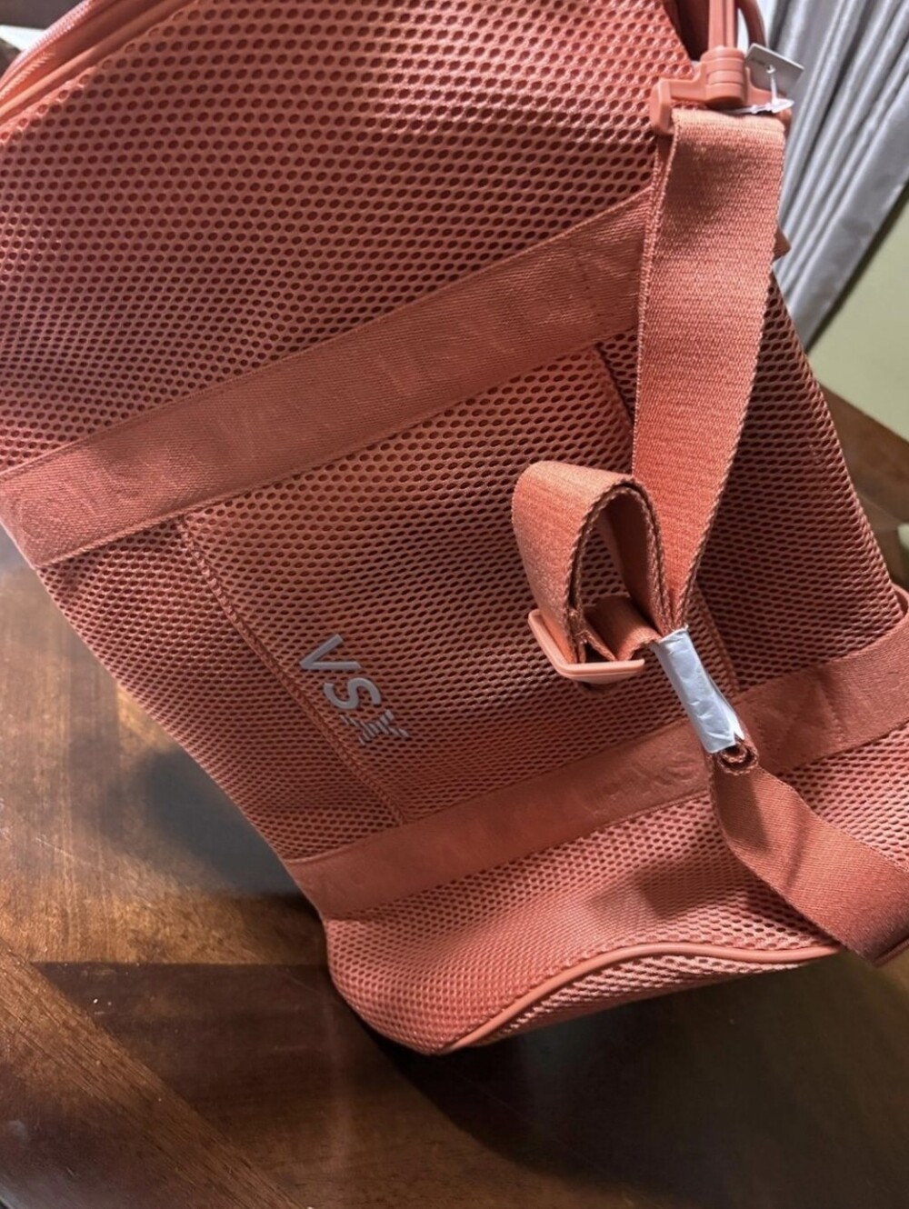 Victoria's Secret Coral Mesh Duffel Bag